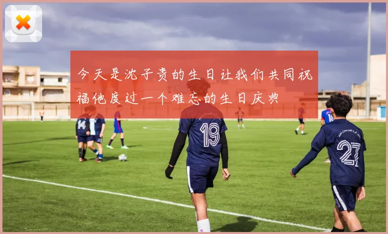 今天是沈子贵的生日让我们共同祝福他度过一个难忘的生日庆典