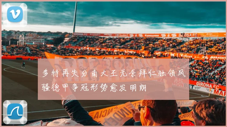 多特再失分南大王无奈拜仁独领风骚德甲争冠形势愈发明朗